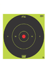Pro Shot Splatter Shot 12" Green Bullseye Tag Paper Target - 5 Pack