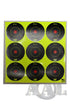 Pro Shot 2" Splatter Shot ® Green Bullseyes - Peel & Stick - 108 Qty.