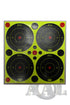 Pro Shot 3" Splatter Shot ® Green Bullseyes with Pasters - Peel & Stick - 48 Qty